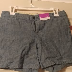 Merona blue shorts size 2, NWT